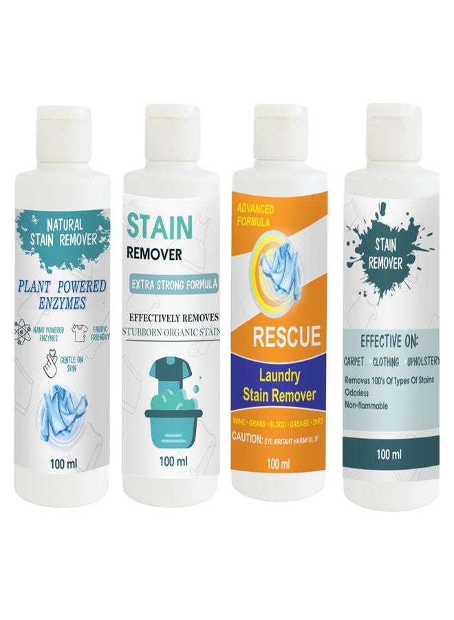 مجموعة مزيلات البقع من توفوس: مزيل بقع القمصان، والدمى، والبرتقال، والسماء | محلول تنظيف متعدد الأسطح للملابس والأقمشة والمفروشات (100 غرام لكل عبوة) - Image 1